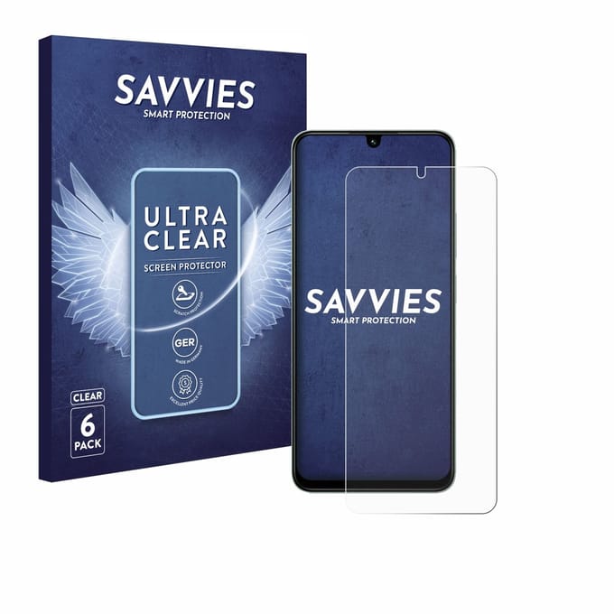 Savvies - Screenprotector voor Xiaomi Poco C75 - Folie Beschermfolie transparant 6 Stuks