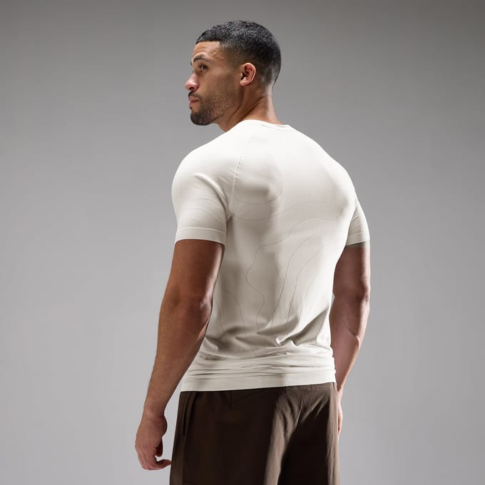 MP Velocity Ultra Naadloos T-Shirt voor Heren - Gebroken Wit - L