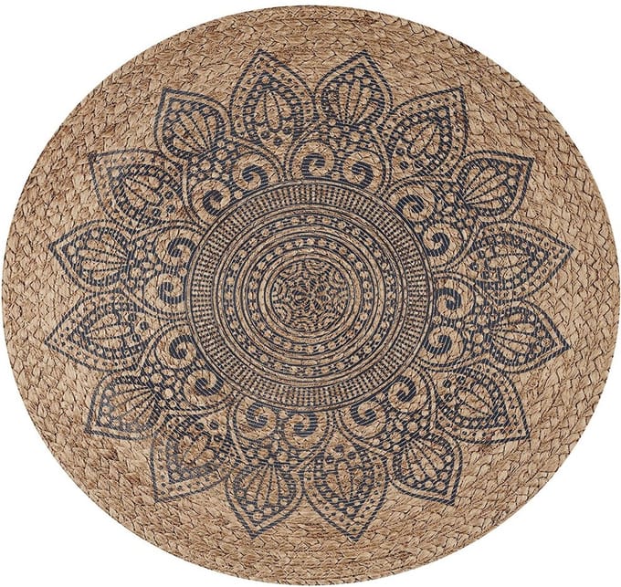 MD Entree - Vloerkleed - Design Mat - Universal - Mandala Natural - Ø 100 cm