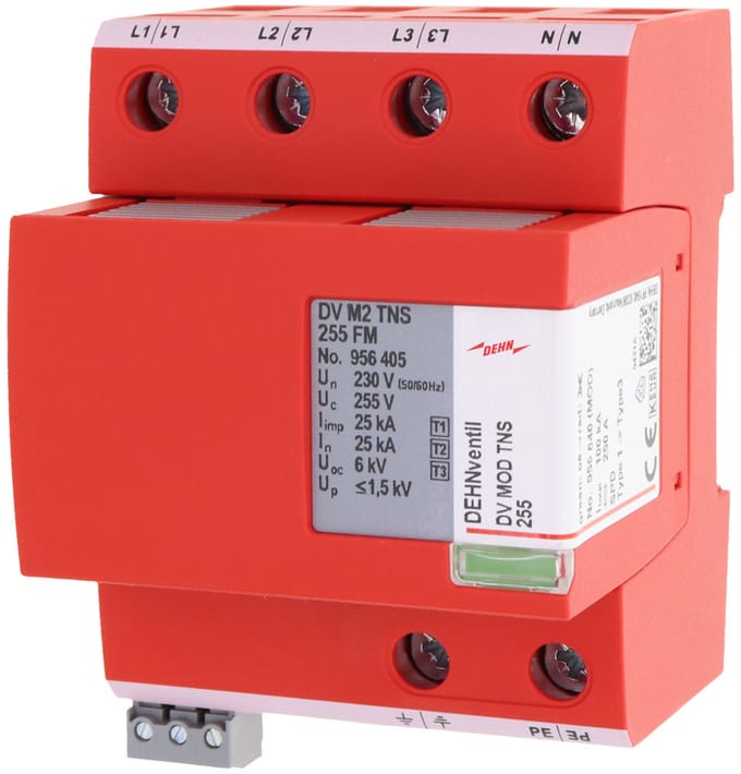 DEHN Gecombineerde Type 1+2+3 Bliksembeveiliging Voor TN-S Systemen - 956405