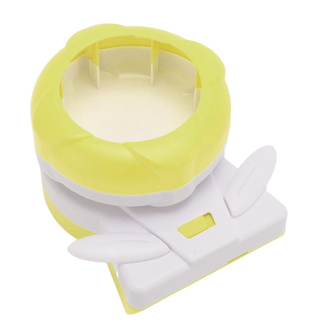 Machine à perler électrique Spinner à perles automatique Outil d'enfilage de perles DIY pour bracelet collier jaune