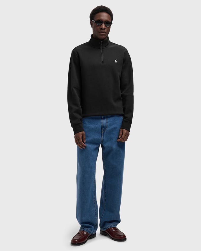 HALF ZIP SWEATSHIRT
