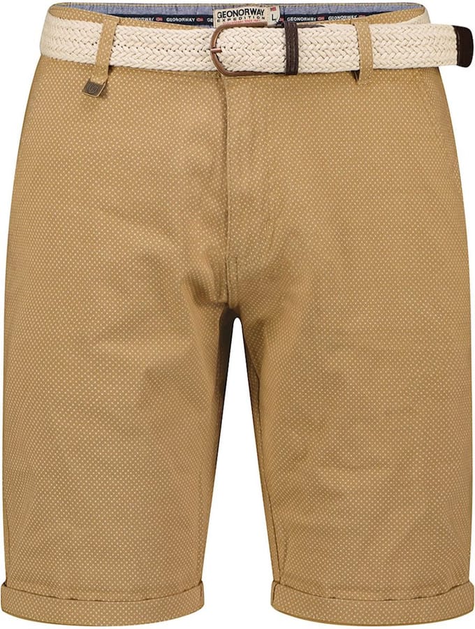Geographical Norway Chino Bermuda Met Stretch Podex Beige - S