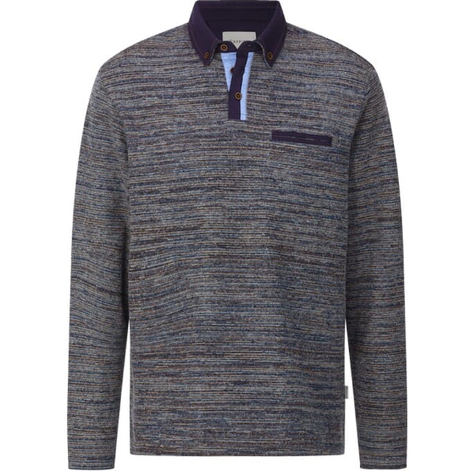 Babista herren Sweatshirt - 48/50 - blauw - Plus Size