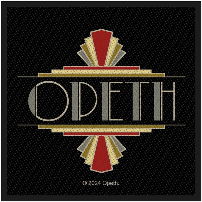 Opeth Art Deco Logo Unisex Patch - meerkleurig - Standard