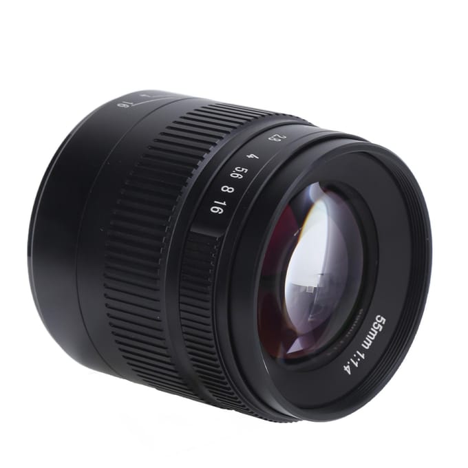 7Artisans 55mm F1.4 II EOS.M Mount APSC Camera Lens voor EOS M5 M6 M6II Camera Serie black
