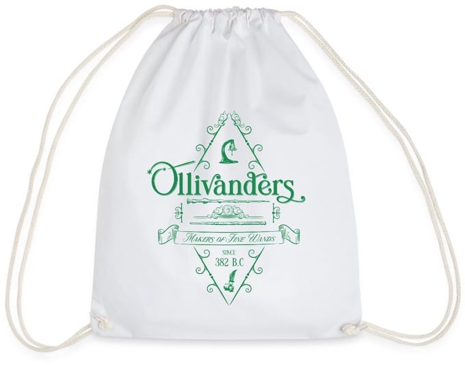 Harry Potter Olivanders Winkel Groen Logo Gymtas