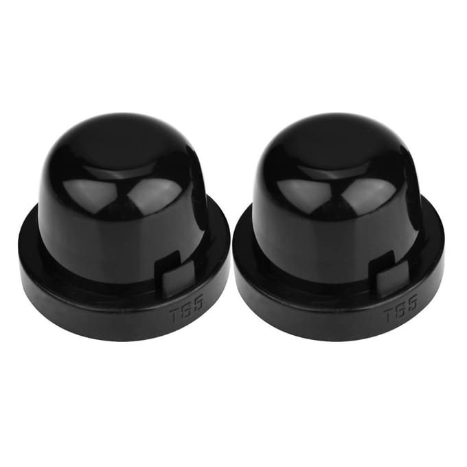 2 pièces 65mm Phare LED Étanche à la poussière Étanche Caoutchouc Boîtier Joint Couvercles Bouchons black