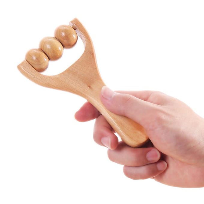 Houten Roller Massager Nek Schouder en Been Universele Hand Massager Massage Tool Voet Massager B