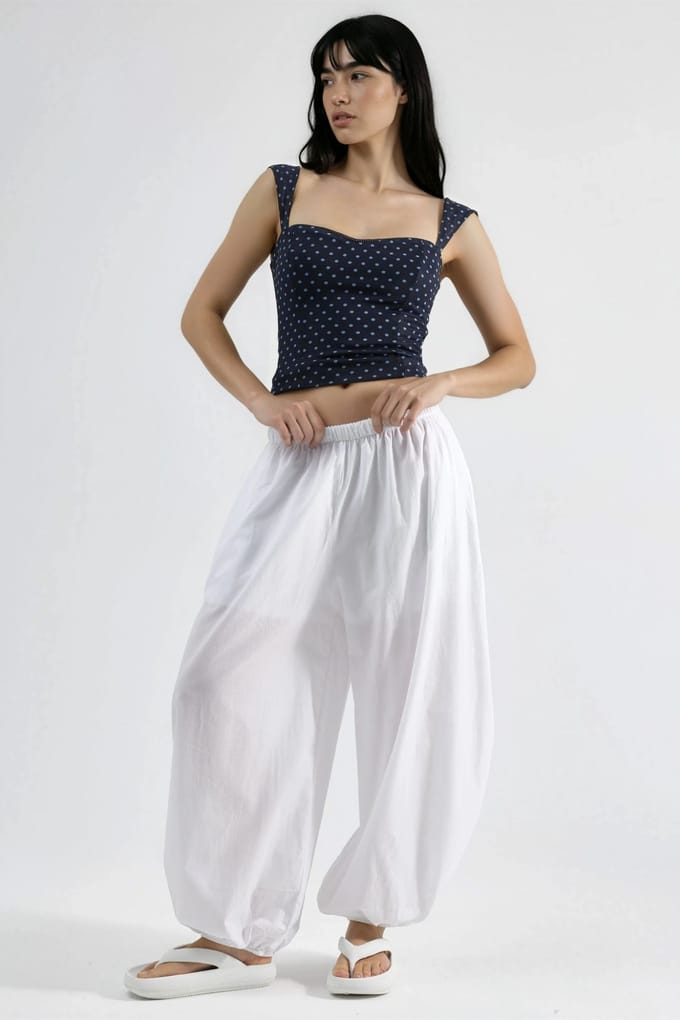Elastische Taille Ballonbroek