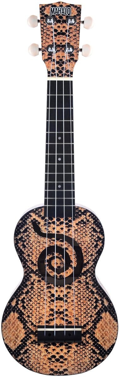 Soprano ukelele - Mahalo MA1 - Art Series - Python motief - Met draagtas