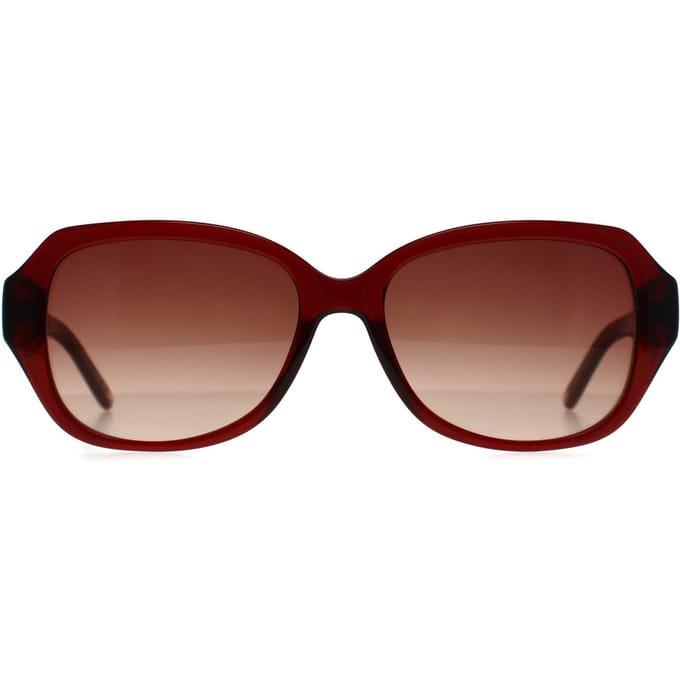 Ted Baker TB1606 Mae 204 bordeaux bloemen rood bruin gradiÃ«nt zonnebril