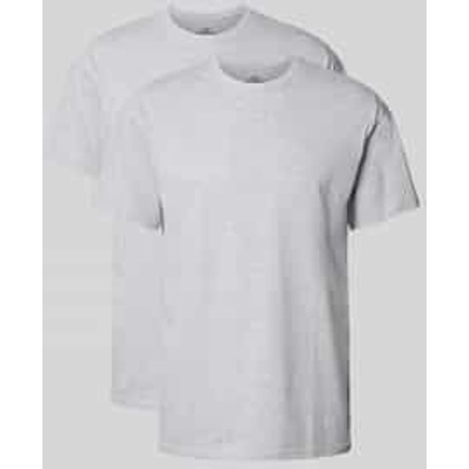 Gotzburg heren T-shirts regular fit O-hals (2-pack) - grijs