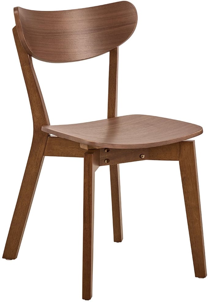 Giga Living Eetkamerstoel Levi - Naturel Hout - Zithoogte 42,5cm - Set van 2