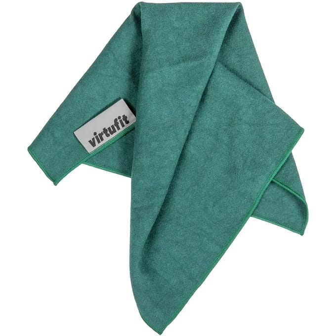 VirtuFit Premium Yoga Handdoek - Absorberend - Microvezel - 76 x 51 cm - Ocean Green