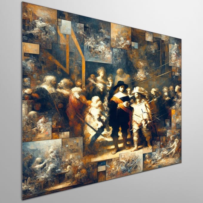 Kunstprint | Wanddecoratie | Dibond | 50 × 50 cm