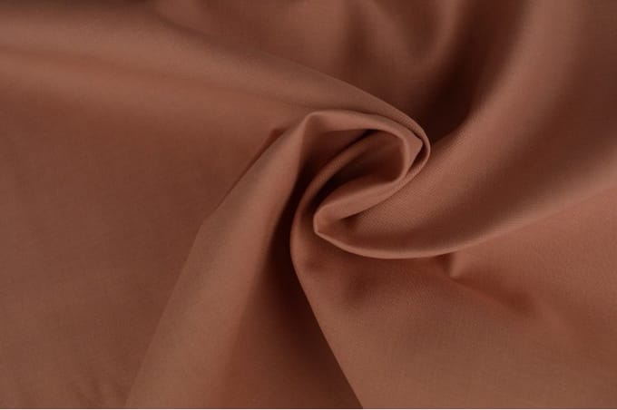 Katoen stof - Per meter - 1 meter - Poplin katoen uni - Oud roze