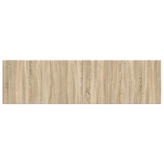 vidaXL - Wandgemonteerd - Hoofdbord - BREDA - Sonoma - Eiken - Bewerkt - hout