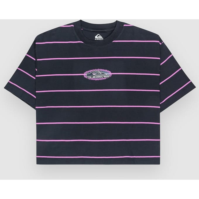 Quiksilver Stripart T-Shirt zwart