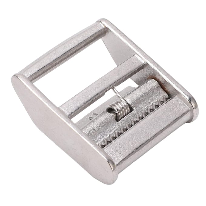 Cam Gesp Roestvrij Staal 316 Druk Vastzetter voor 38mm Webbing Riem white
