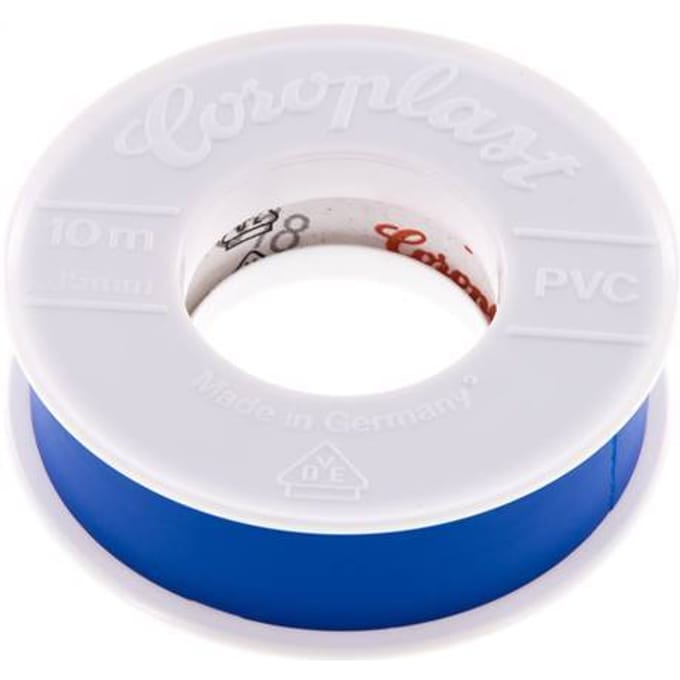 Elektrische Isolatietape Vde-Getest 15mm/10m Blauw [10 Stuks]