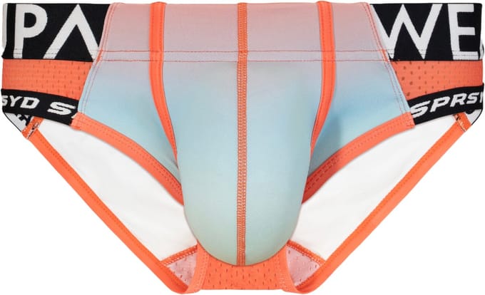 SUPAWEAR SPR Max Gradient Brief Rainbow - MAAT M - Heren Ondergoed - Slip voor Man - Mannen Brief