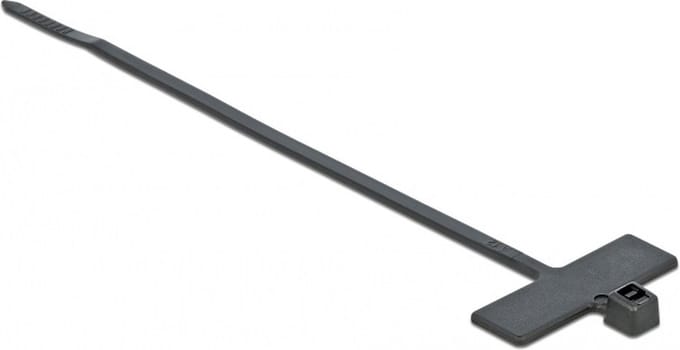 Tie-wraps 200 x 2,5mm / zwart - met label (10 stuks)