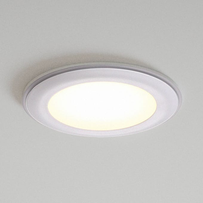 Nordlux LED plafond inbouwlamp Elkton, Ø 8 cm
