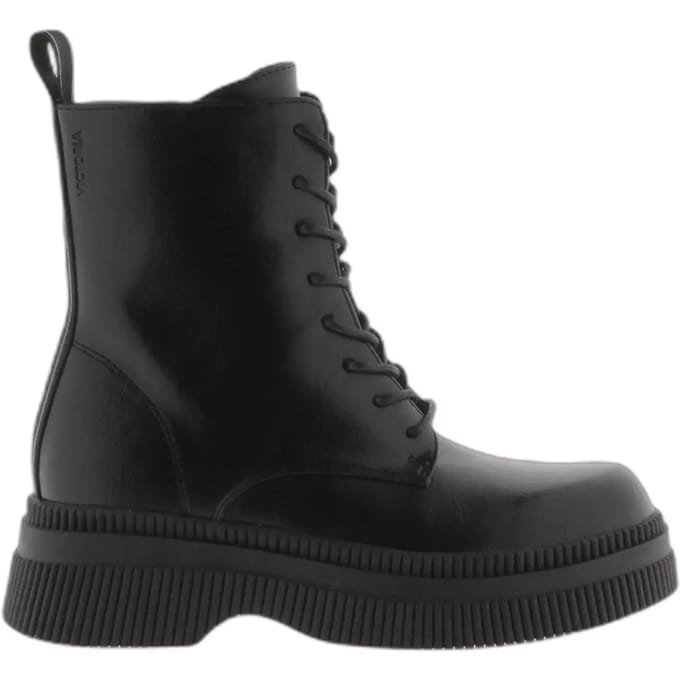 Dames enkellaarsjes Victoria Dublin Cordones Efecto Piel