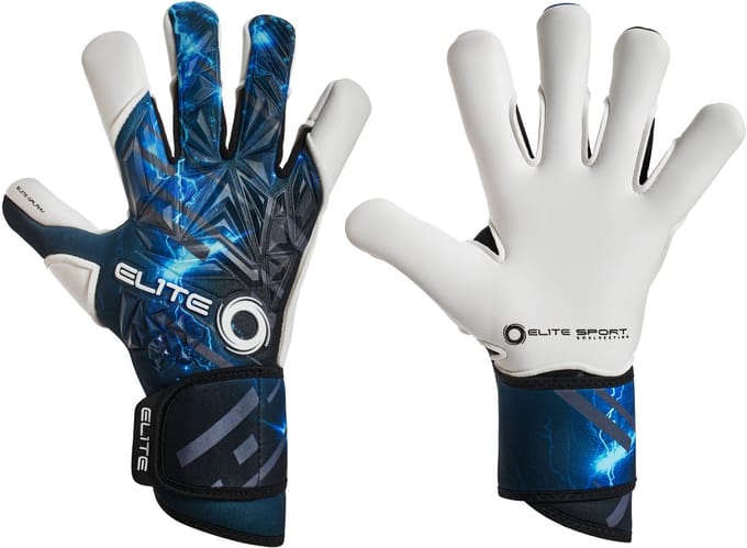 Elite Sport Galaxy Keepershandschoenen - Blauw / Wit | Maat: 10