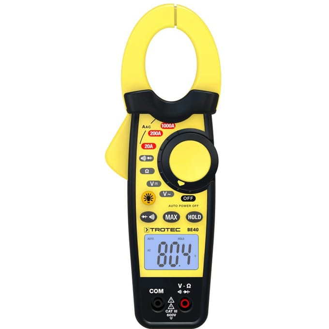 TROTEC Stroomtang - Ampèremeter BE40