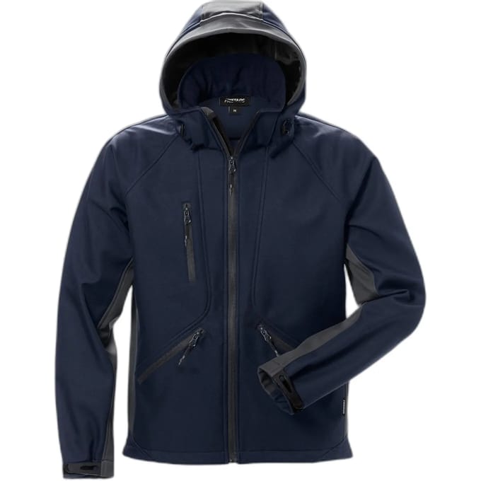 Fristads Softshelljack 1414 Shi - Marineblauw/Grijs - M