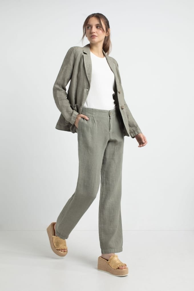 Josephine & Co Jose Pants Light Olive Größe: 42 | Stoffhosen Outlet | Damen | Grün