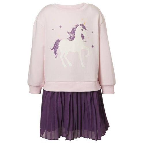 LUPILU Kinder jurk (Lila, 98/104)