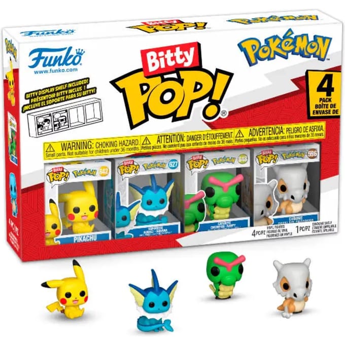 Pokémon Bitty POP! Vinyl Figure 4-Pack Series 1 - 2 cm