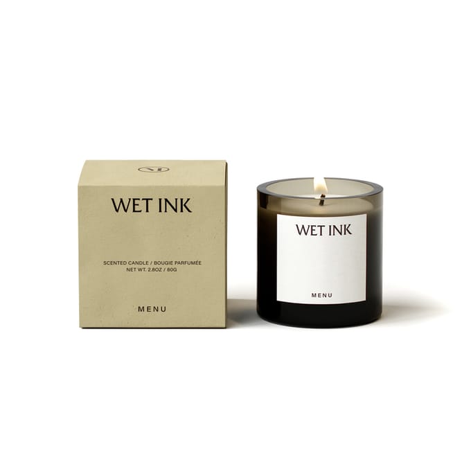 Audo Olifacte Geurkaars - wet ink - 80 g