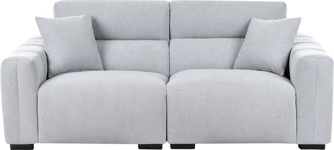 FAUSKAN - Driezitsbank - Lichtblauw - Polyester