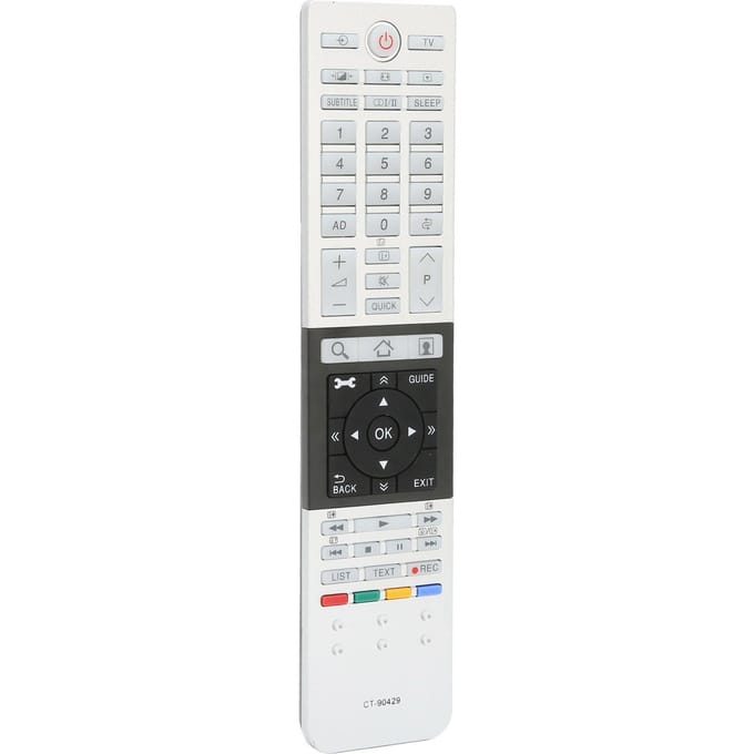 Universele Vervangende Afstandsbediening Compatibel voor Toshiba CT 90430 CT 90429 CT 90427 CT 90428 CT white