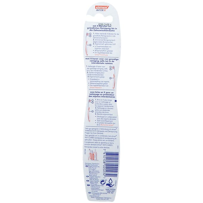 elmex® Anti-Caries Inter-X Tandenborstel Medium 1