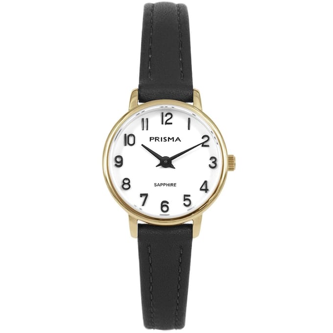 Prisma Horloge P.1733 Dames Edelstaal Saffierglas