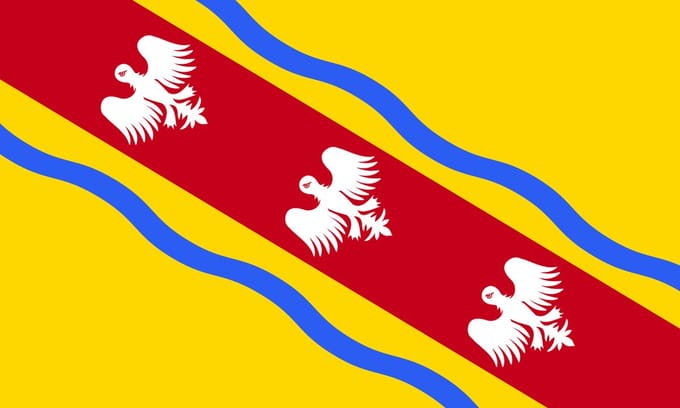 Vlag Meurthe-et-Moselle 200x300cm