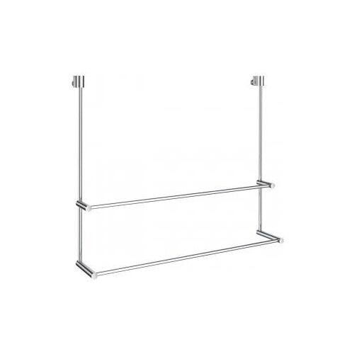 Smedbo Sideline double towel rail for shower wall DK3102