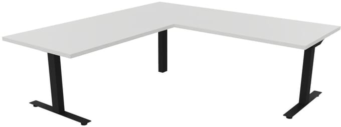 Easydesk Professional hoekbureau - elektrisch - 180x160