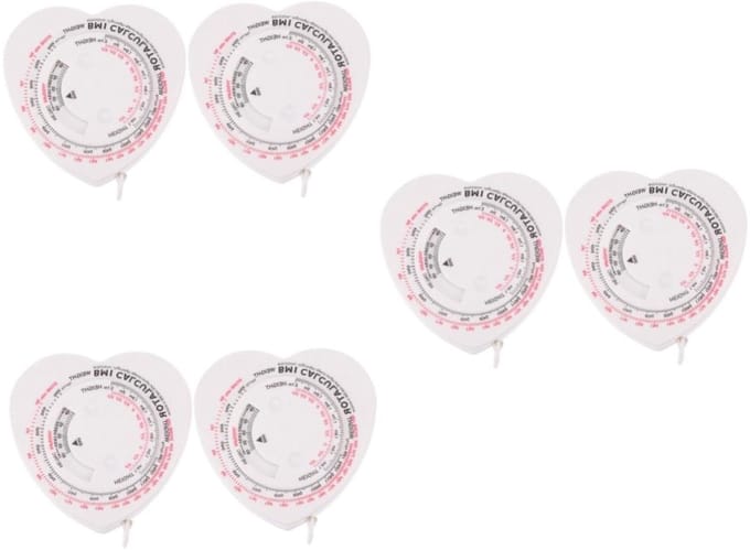 Meetlinten Lichaam - Taille Liniaal - Gezondheid Meten - Intrekbaar Ontwerp - 3 Sets - Wit
