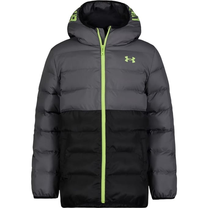 Under Armour Kinderen Pronto Polyester Puffer Jas (Zwart/Kasteelroest)