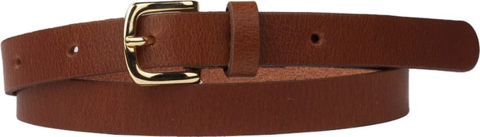 Petrol Industries Riem Meisjes - Broekriem - Leer - Cognac - 75 cm