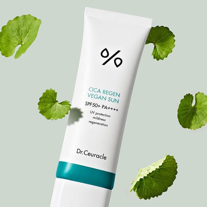 [Dr.Ceuracle] Cica Regen Vegan Sun SPF 50+ PA++++ 50ml white
