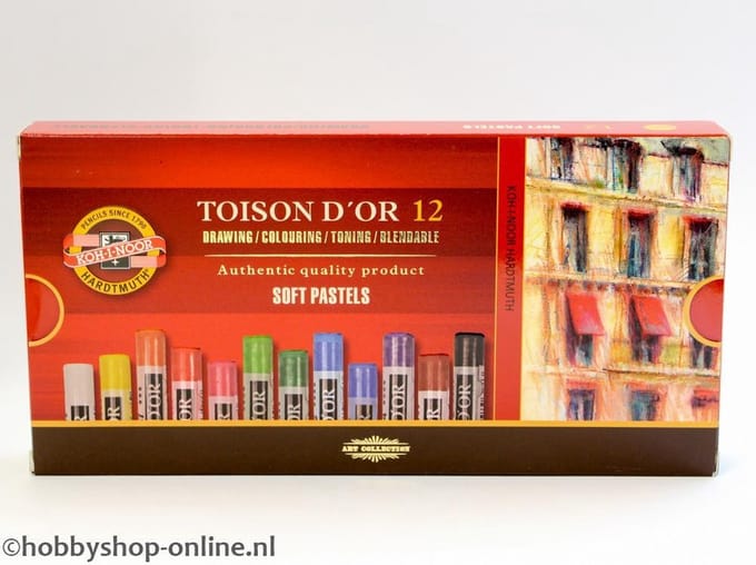 Toison dust chalk set 12 pcs