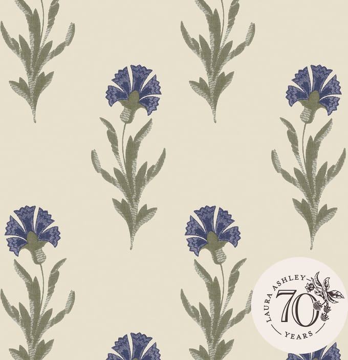 Laura Ashley Dandelion Behang - Bloemen - 10mx52cm - Paars