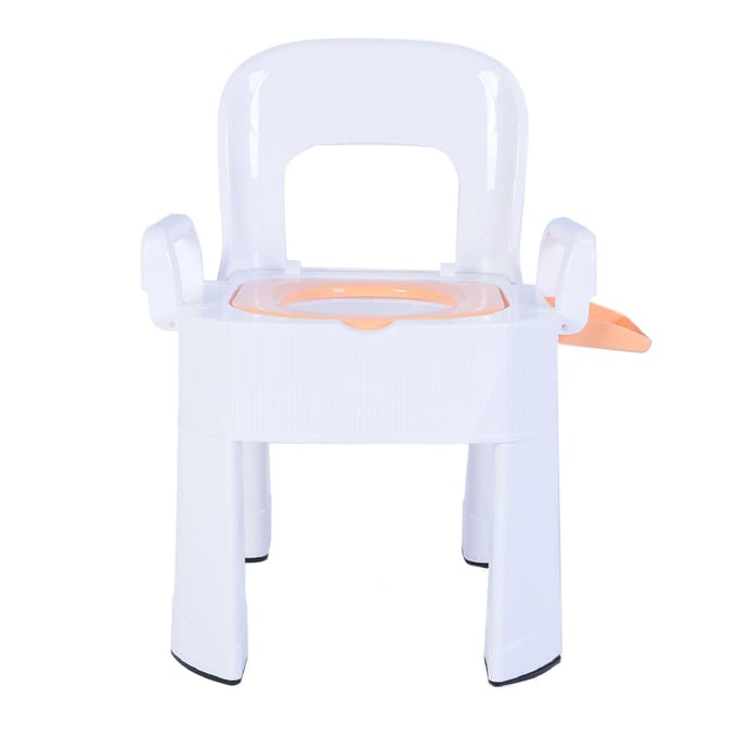 Kniegoot Stoel Commode Stoel Afneembaar Opvouwbaar Antislip Armleuning Rugleuning Kussen Sneldrogend Extra goud